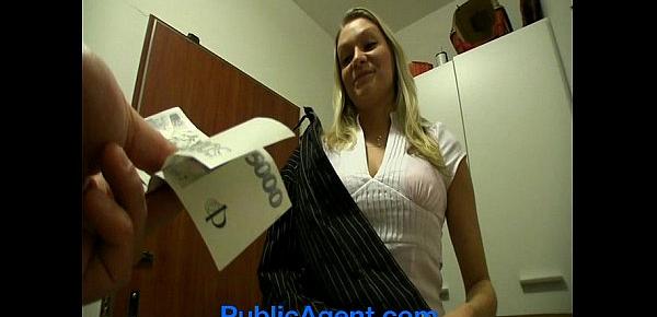  PublicAgent Nicole fucks my big cock to pay for a flat